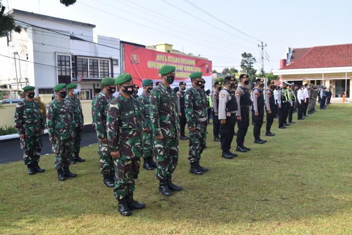 Apel Gelar Pasukan Operasi Ketupat 2021, Kodim Wonosobo Siap Back Up 